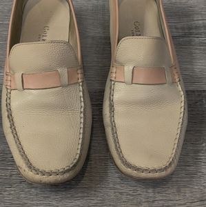 Sz 9 Cole Haan Cream and Blush Loafers